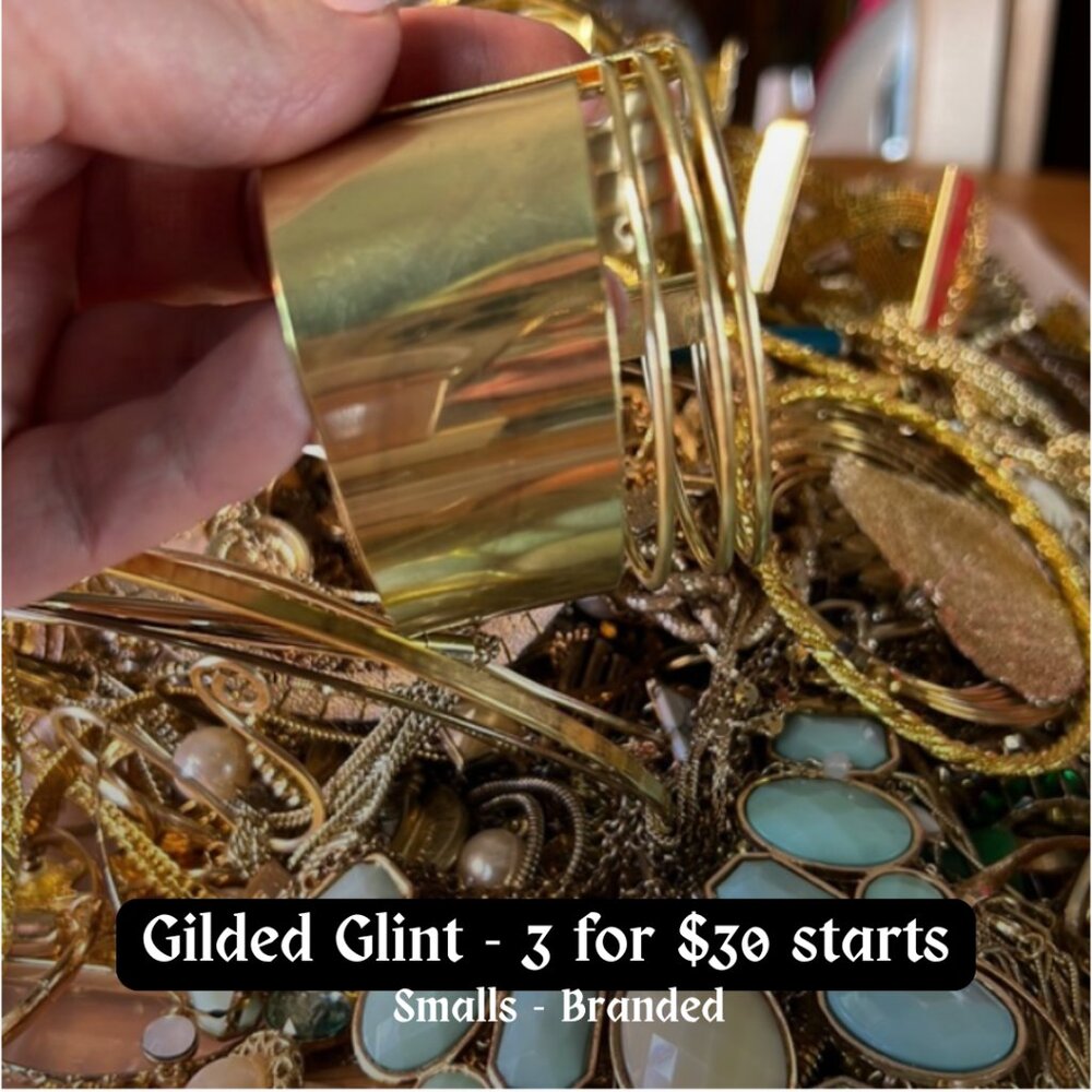 Gilded Glint - 3 for $30. Jewelry Lot.